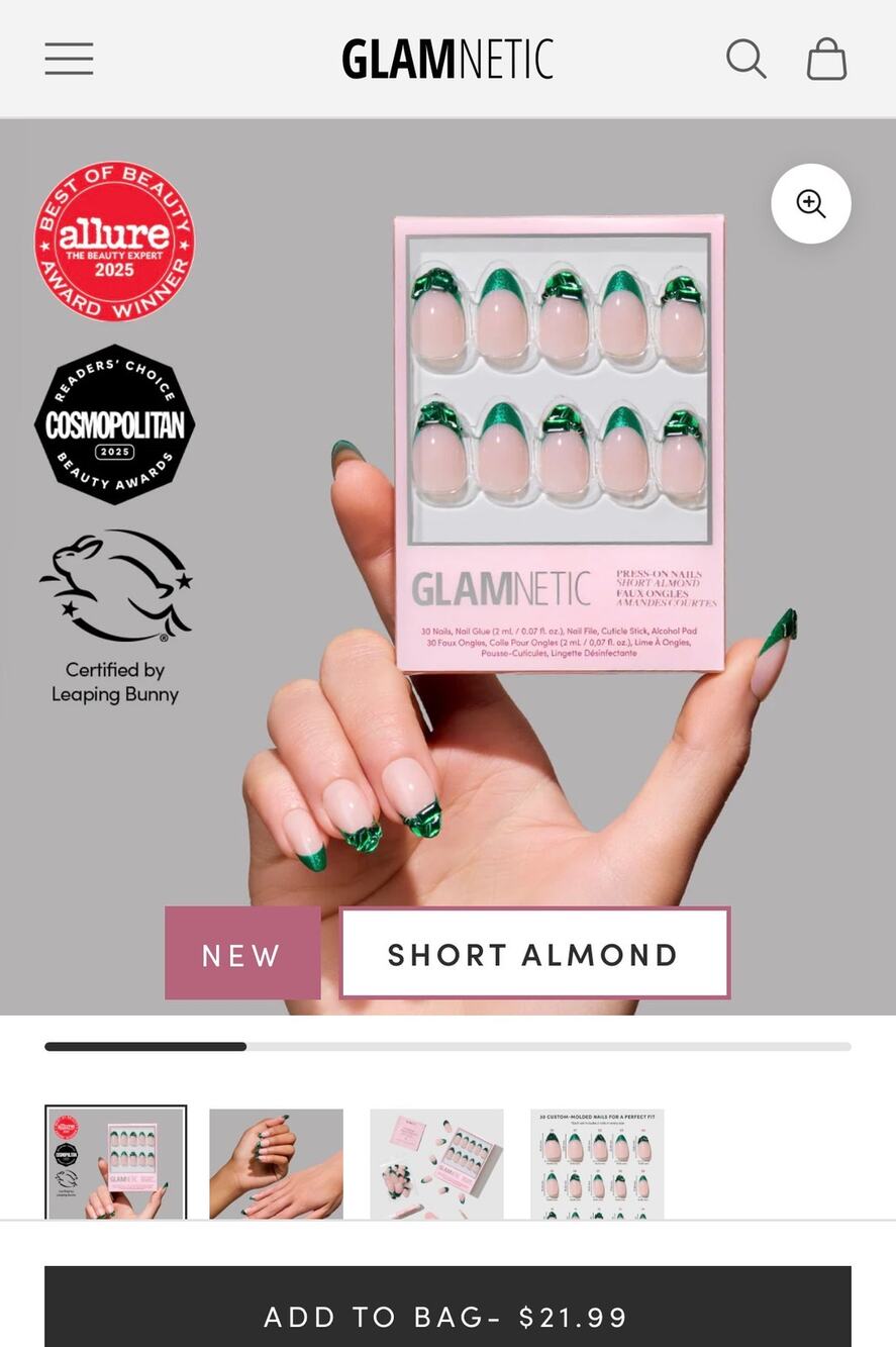 New Glamnetic Gems collection - emerald